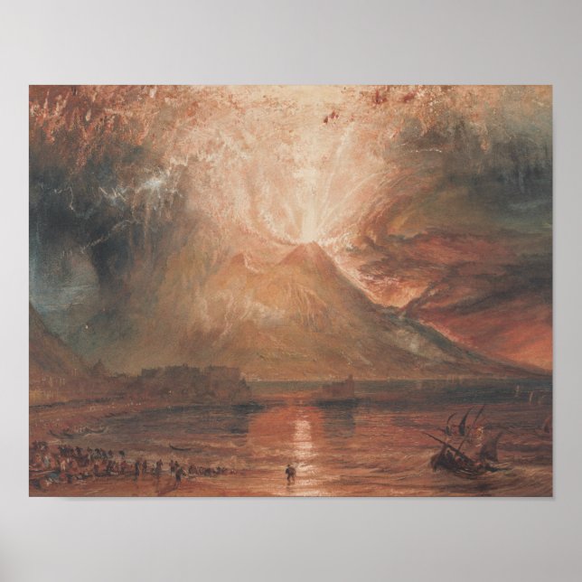 Joseph Mallord William Turner - Vesuvius Poster (Framsidan)