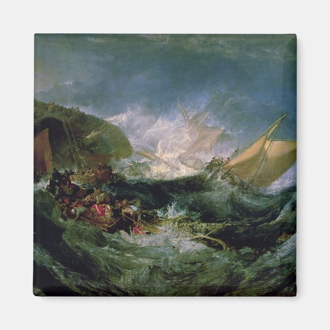 Joseph Mallord William Turner | Vrak av en transfo Magnet (Framsidan)