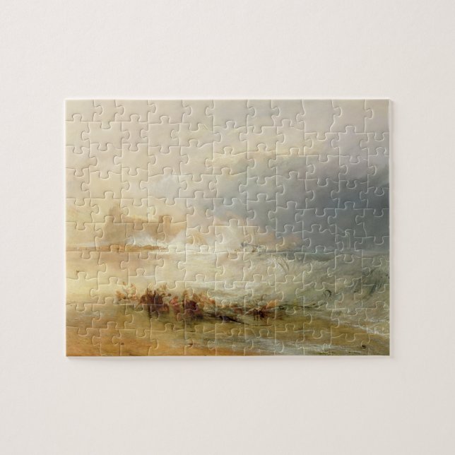Joseph Mallord William Turner| Vrak - Kusten o Pussel (Horisontell)