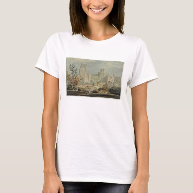 Joseph Mallord William Turner | Vy över Ely Cathed T Shirt (Framsida)
