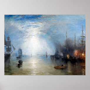Joseph Mallord William turnerKeelmen hiva Poster