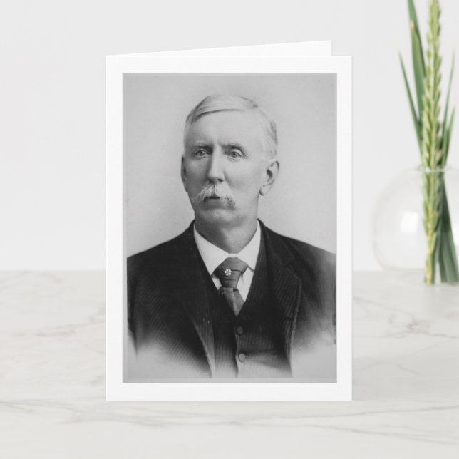 Joseph McCoy (1837-1915) (b-/wfotoet) Kort (Framsida)