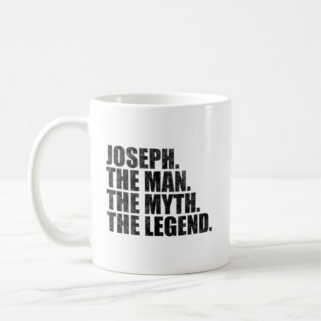 Joseph namn, Joseph Mannen Myten Legenden Kaffemugg (Vänster)