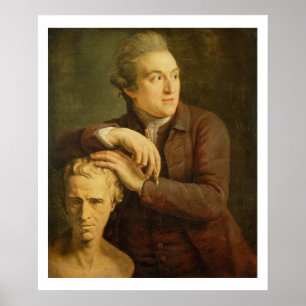 Joseph Nollekens (1737-1823) med sin säng av Laur Poster