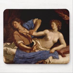 Joseph och frun av Potiphar, c.1649 Musmatta