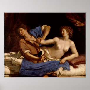 Joseph och frun av Potiphar, c.1649 Poster
