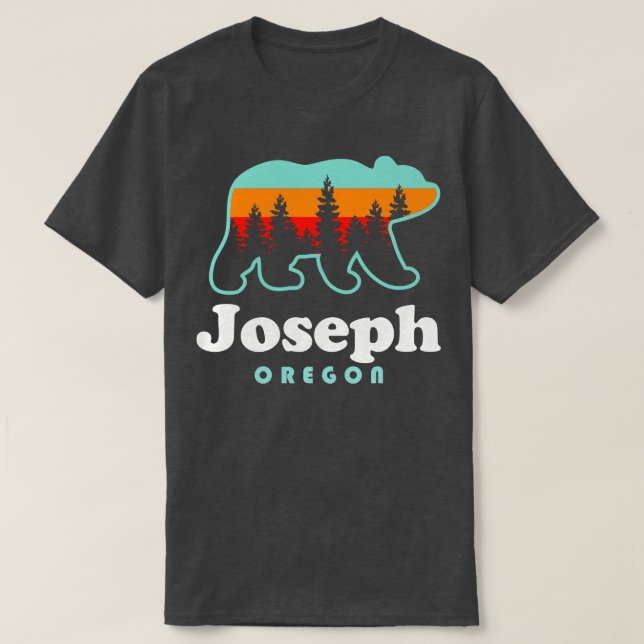 Joseph Oregon Vacation Resa Bear T Shirt (Design framsida)