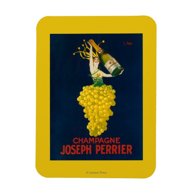 Joseph Perrier Champagne Promotional Poster Magnet (Vertikal)