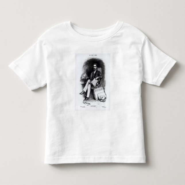 Joseph Pulitzer från "kuriositeten", 1887 T-shirt (Framsida)