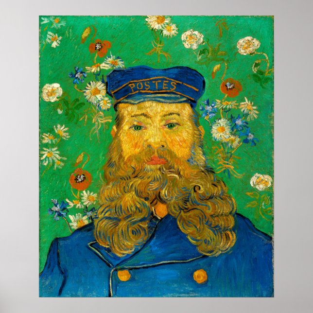 Joseph Roulin - Van Gogh - c1889 Poster (Framsidan)