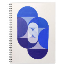 Joseph Schillinger Nyckel Blue. Abstraktens geomet