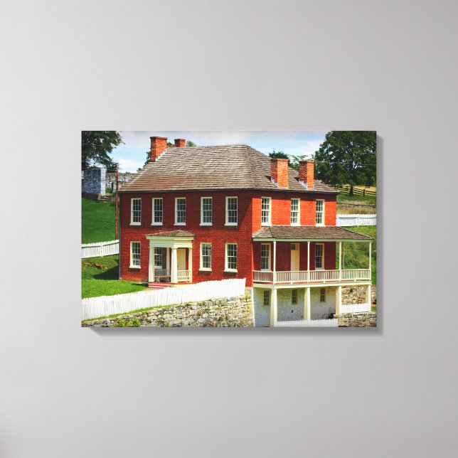 Joseph Sherrick House Antietam Wrapped Canvas (Framsida)