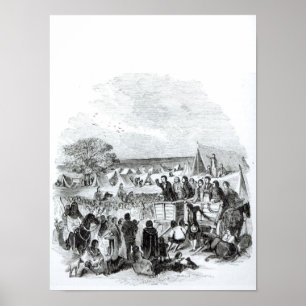 Joseph smed som predikar i vildmarken poster
