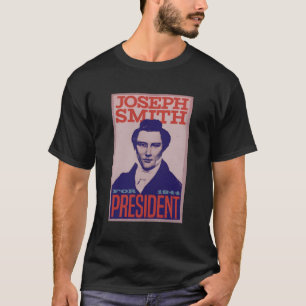 Joseph Smith för president Lds Prophet Kampanj Po T Shirt