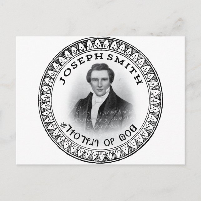 Joseph Smith Guds profet Vykort (Framsida)