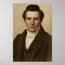 Joseph Smith Photographic Rendition™ #3 LDS Art Poster
