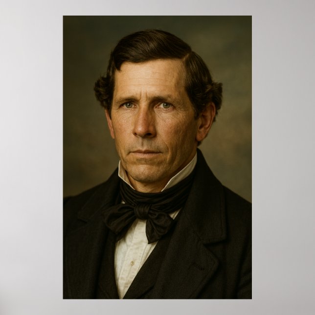 Joseph Smith Photographic Rendition™ #4 LDS Art Poster (Framsidan)