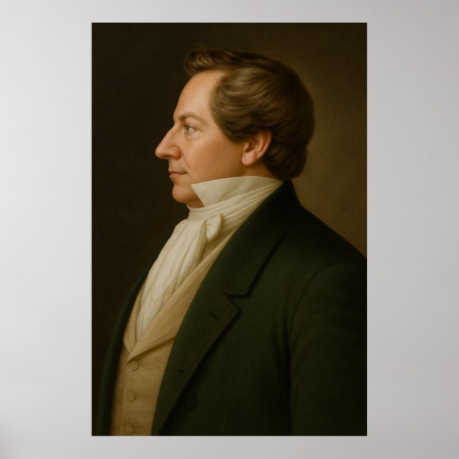 Joseph Smith Photographic Rendition™ #6 LDS Art Poster (Framsidan)