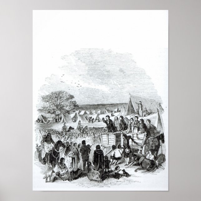 Joseph Smith Preaching in Wilderness Poster (Framsidan)