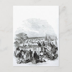 Joseph Smith Preaching in Wilderness Vykort