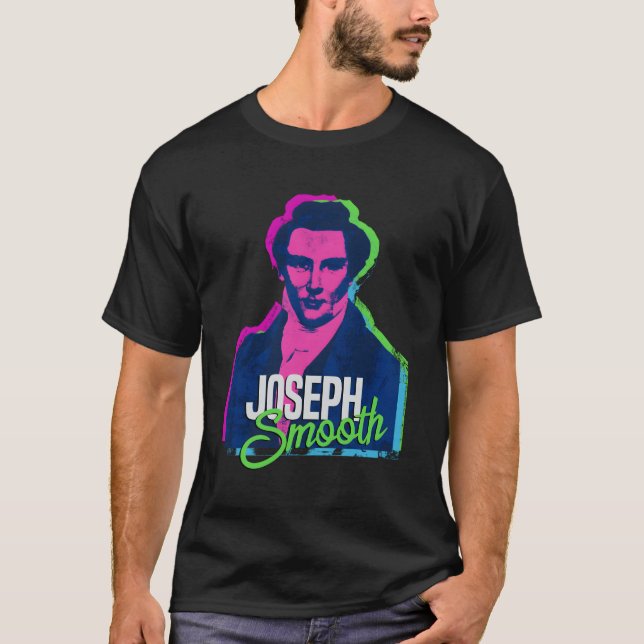 Joseph Smith Smooth Funny Pun Retro Bright Lds Pro T Shirt (Framsida)