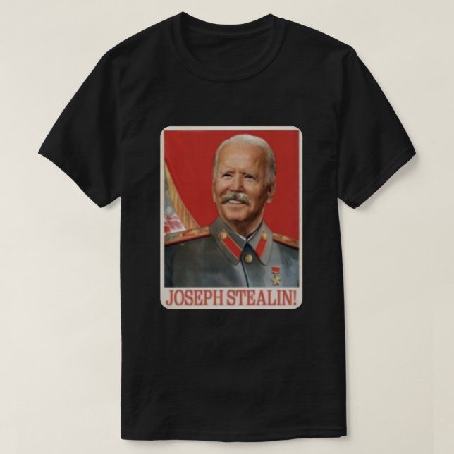 Joseph Stalin Joe Biden T Shirt (Design framsida)