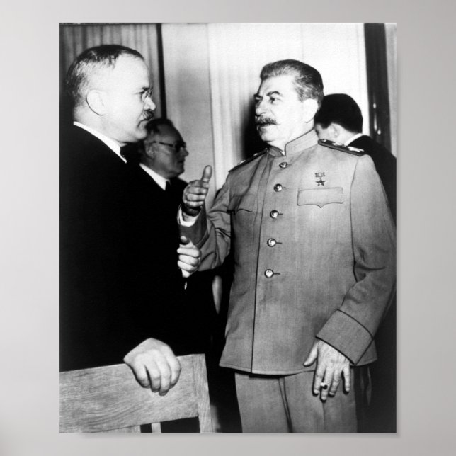 Joseph Stalin och Molotov - Världskrig 2 - 1945 Poster (Framsidan)