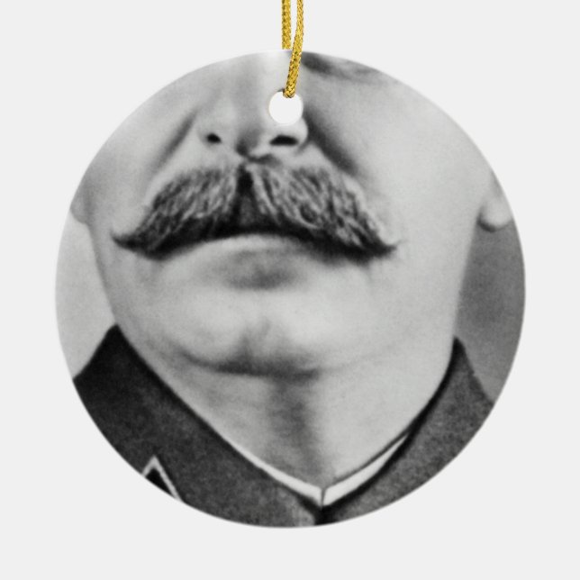 Joseph Stalin Photograph Julgransprydnad Keramik (Framsidan)