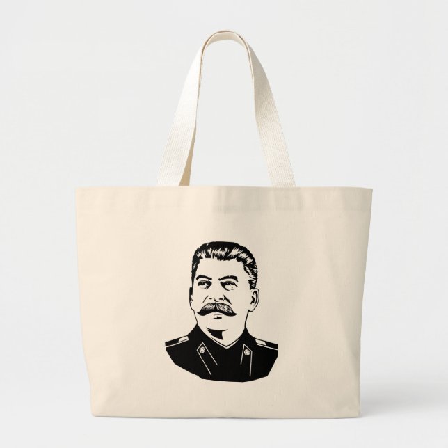 Joseph Stalin porträtt Jumbo Tygkasse (Framsidan)