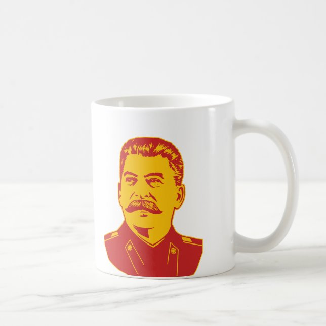 Joseph Stalin porträtt Kaffemugg (Höger)
