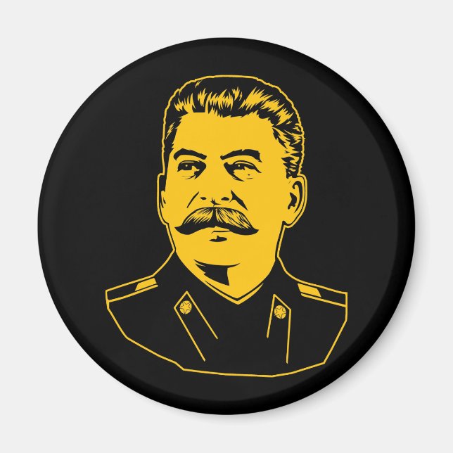 Joseph Stalin Porträtt Magnet (Framsidan)