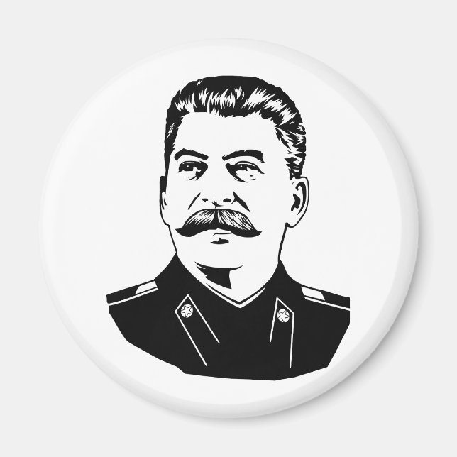 Joseph Stalin Porträtt Magnet (Framsidan)