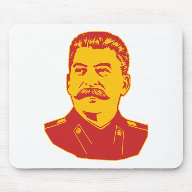 Joseph Stalin porträtt Musmatta (Framsidan)