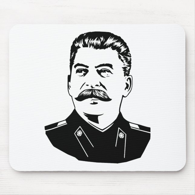 Joseph Stalin porträtt Musmatta (Framsidan)