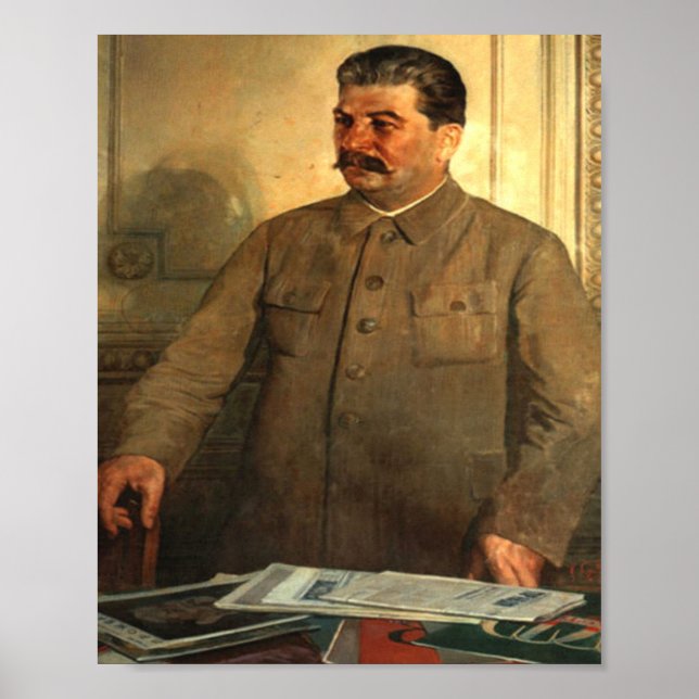 Joseph Stalin Porträtt Poster (Framsidan)