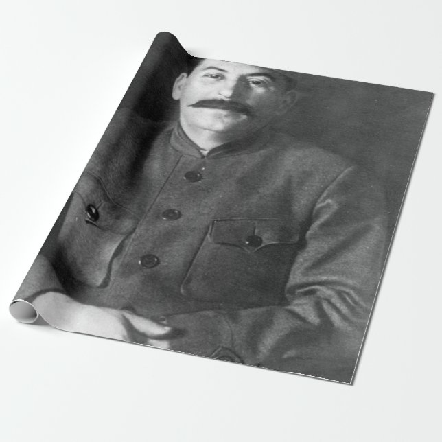 Joseph Stalin Porträtt Presentpapper (Utrullad)