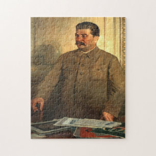 Joseph Stalin Porträtt Pussel