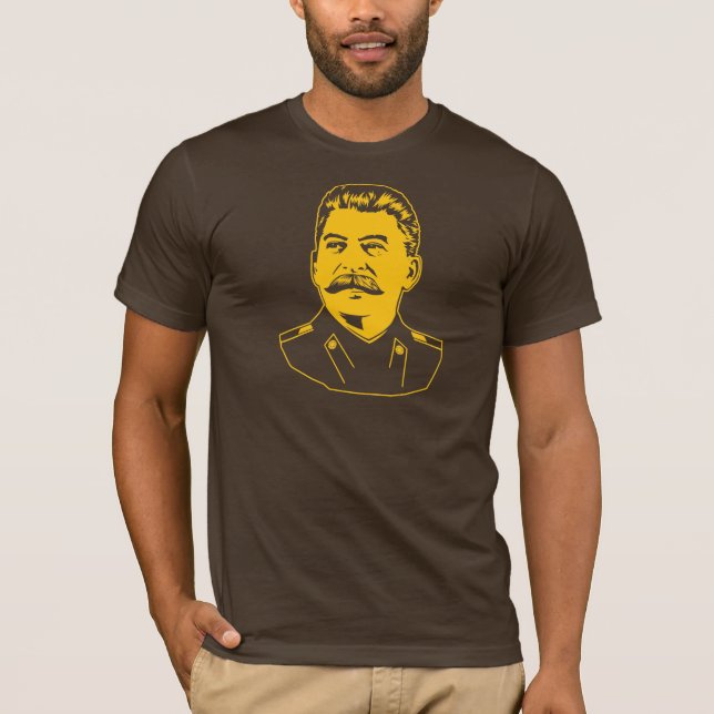 Joseph Stalin Porträtt Tee Shirt (Framsida)