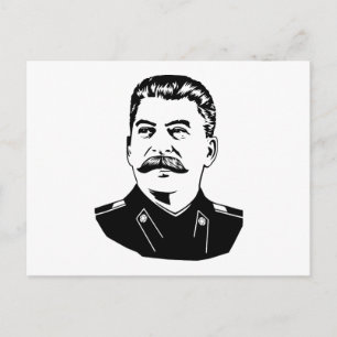 Joseph Stalin Porträtt Vykort