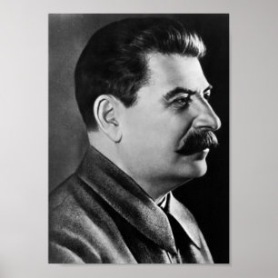 Joseph Stalin profilerar fotoet Poster