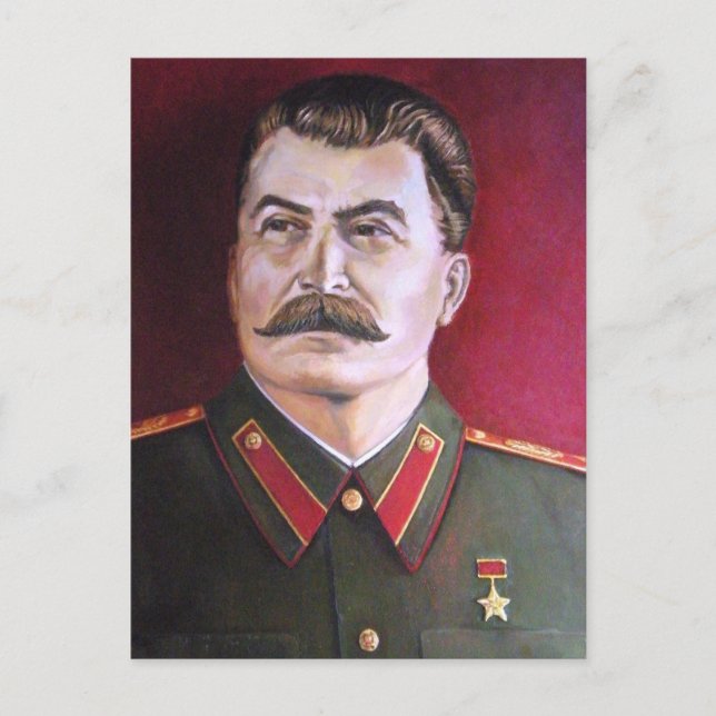 Joseph Stalin Vykort (Framsida)