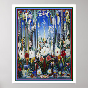 Joseph Stella "blommar italien" 1931 16x20 Poster