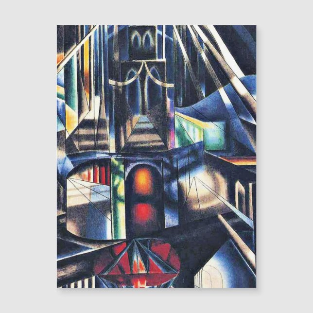 Joseph Stella - Old Brooklyn Bridge (Framsida)