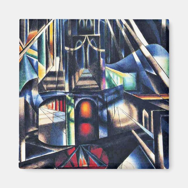 Joseph Stella - Old Brooklyn Bridge Magnet (Framsidan)