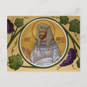 Joseph the All-Comely Prayer Card Vykort