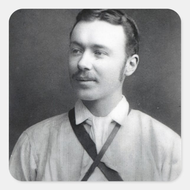 Joseph Thomson Fyrkantigt Klistermärke (Framsida)
