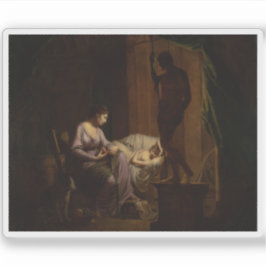 Joseph Wright of Derby:Penelope Unraveling Hennes  Klistermärken