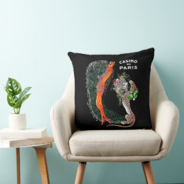 Josephine Baker Cheetah Jazz Age Kudde