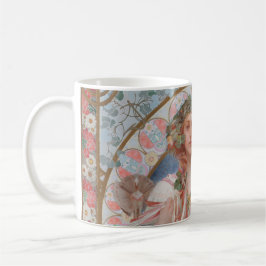 Josephine Crane Bradley as Lavia av Alphonse Mucha Kaffemugg