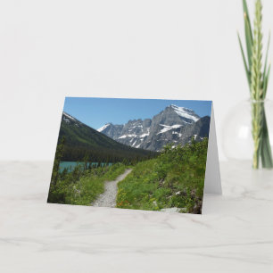 Josephine Lake Trail med Mount Guild vid Glacier Kort